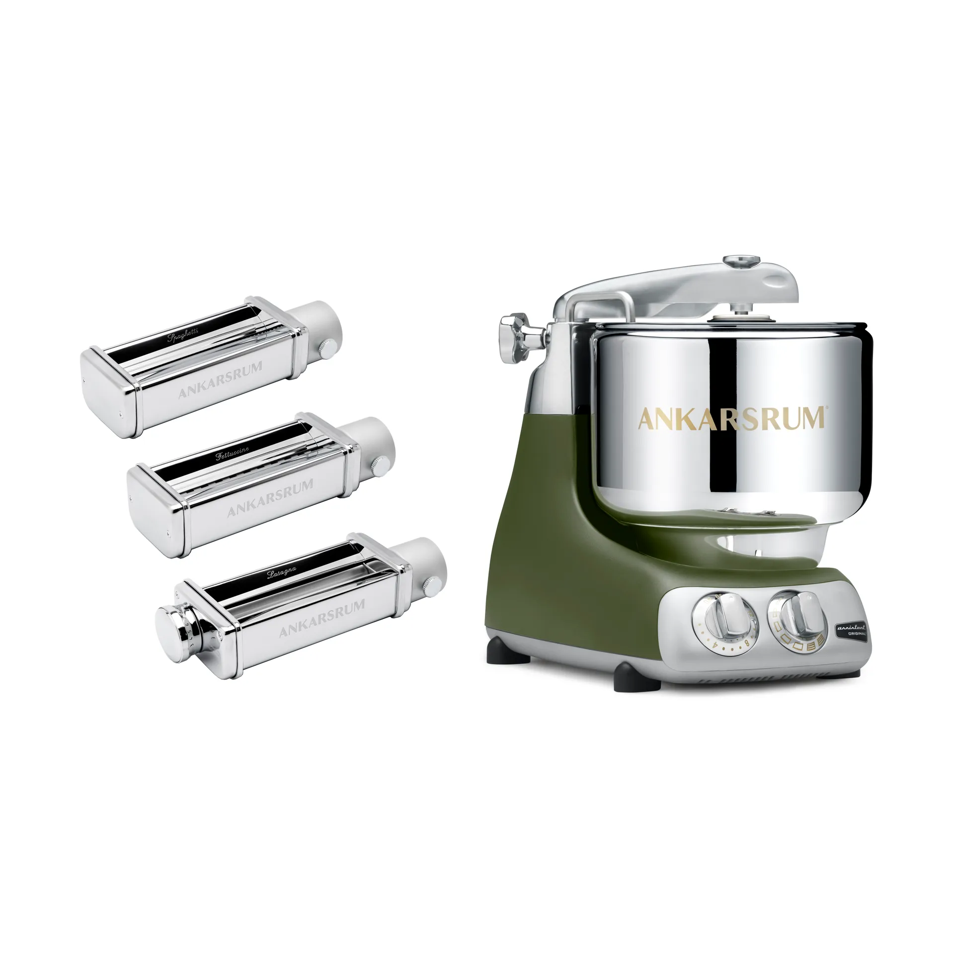 Ankarsrum assistent pastapaket - Olive green Ankarsrum