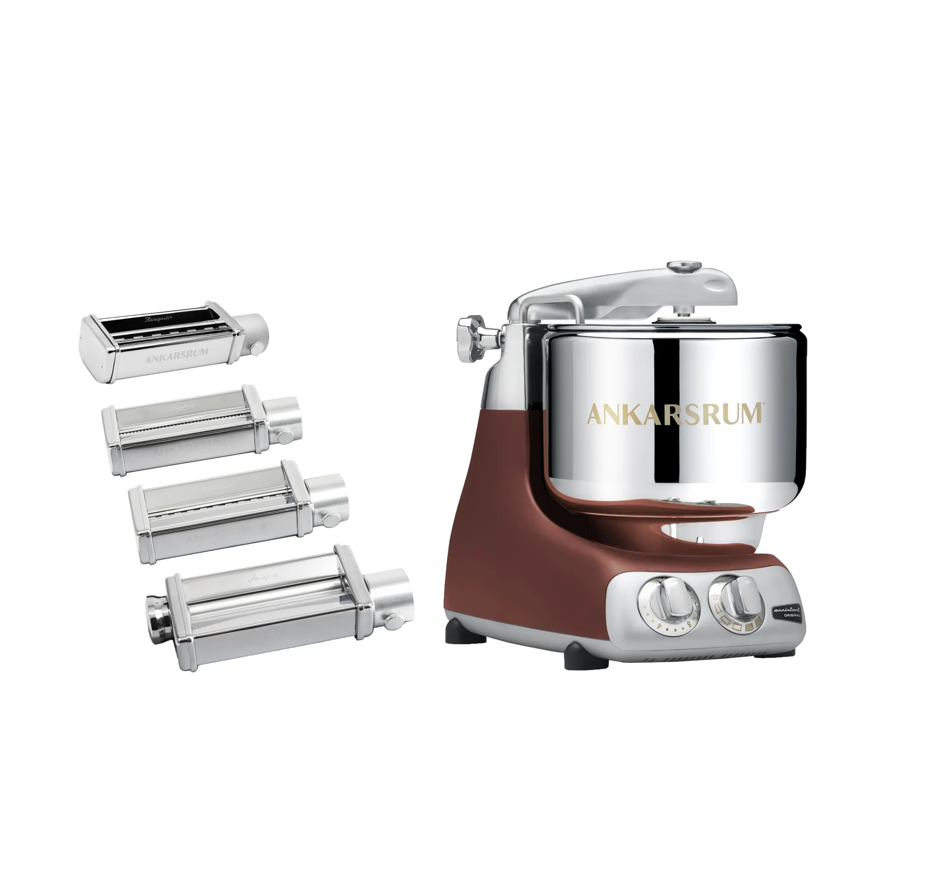 Ankarsrum assistent pastapaket - Rustic maroon Ankarsrum
