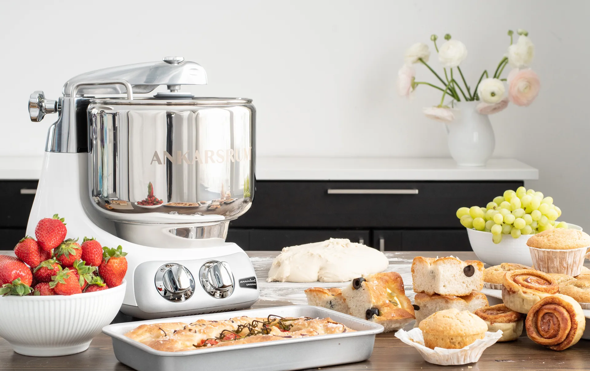 Ankarsrum Original köksassistent, Glossy white Ankarsrum