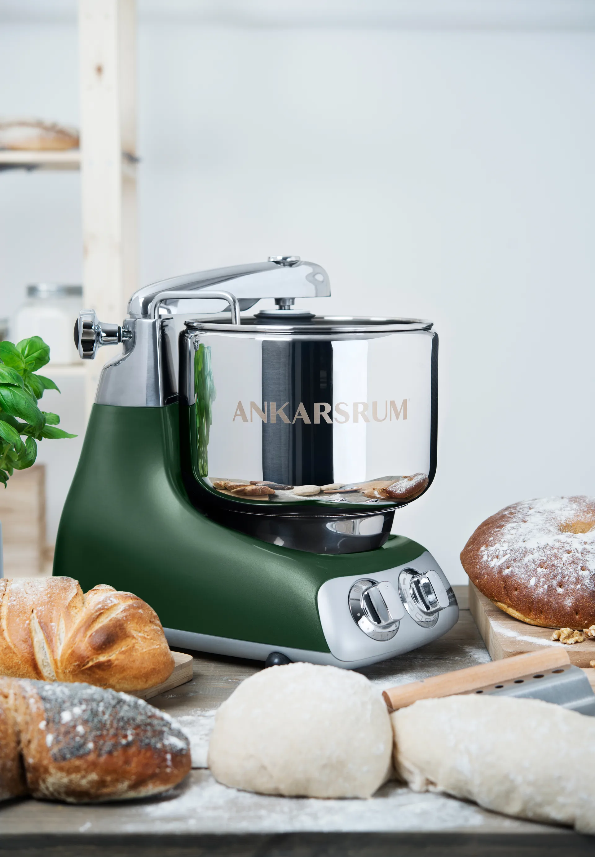 Assistent Original köksmaskin, Forest green Ankarsrum