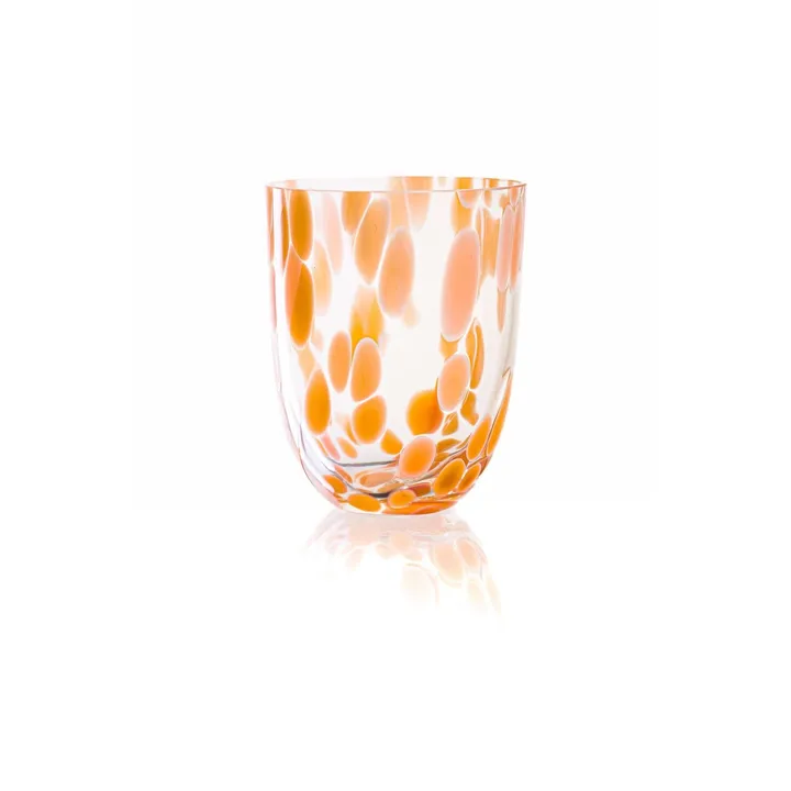 Big Confetti dricksglas 25 cl - Peach - Anna Von Lipa
