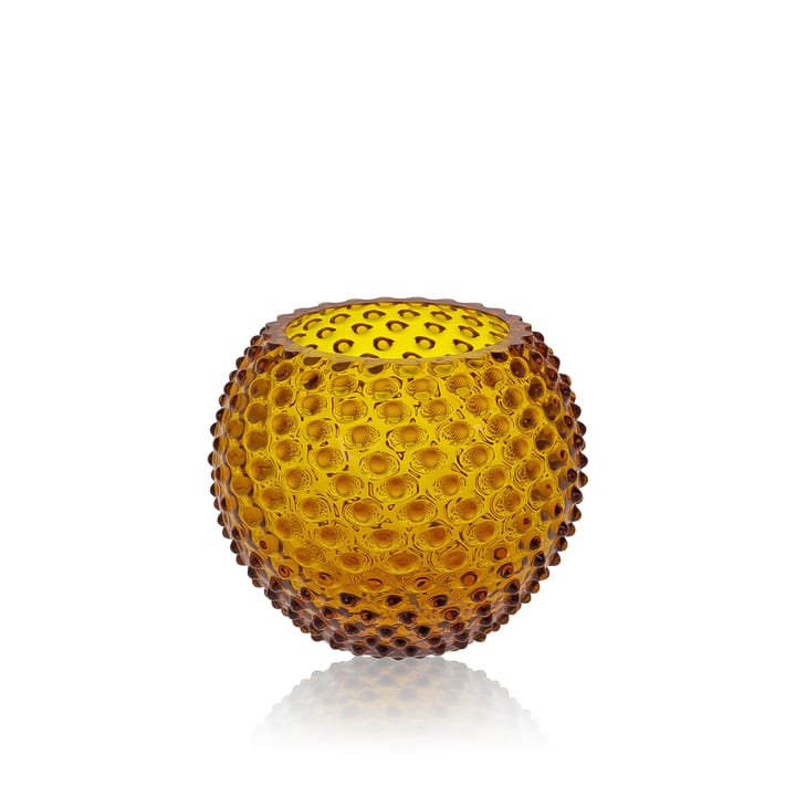 Hobnail Globe vas 18 cm, Amber Anna Von Lipa