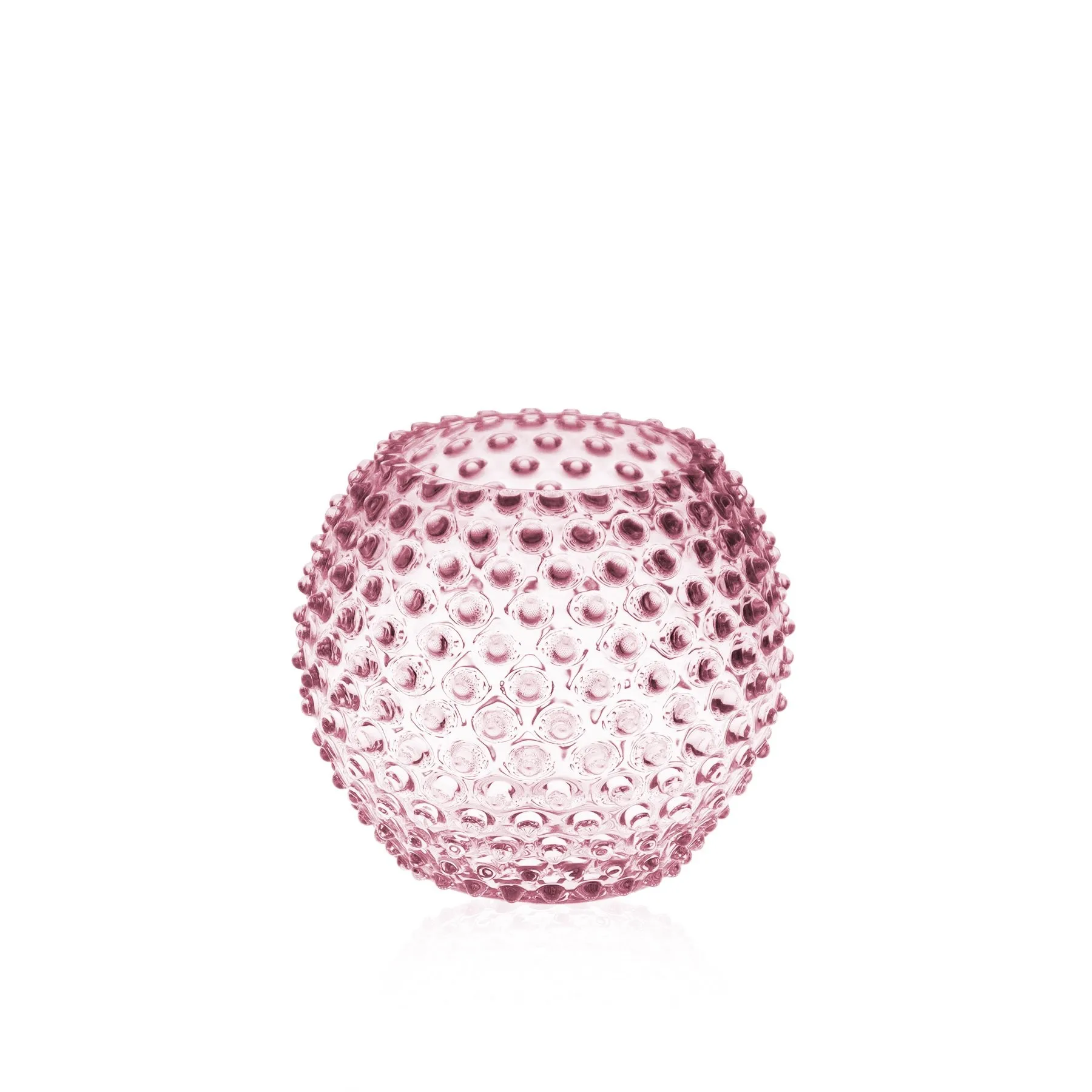 Hobnail Globe vas 18 cm, Rosa Anna Von Lipa