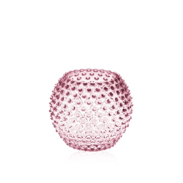 Läs mer om Anna Von Lipa Hobnail Globe vas 18 cm Rosa