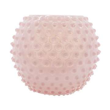 Läs mer om Anna Von Lipa Hobnail Globe vas 18 cm Soft Rosa