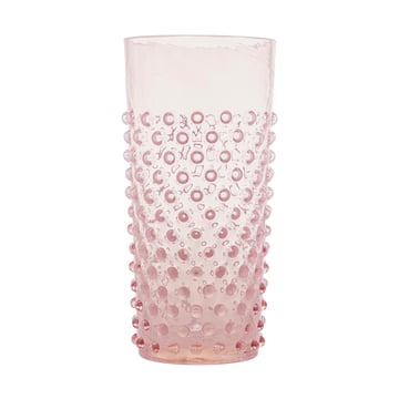 Läs mer om Anna Von Lipa Hobnail Long drink glas 20 cl Soft Rosa