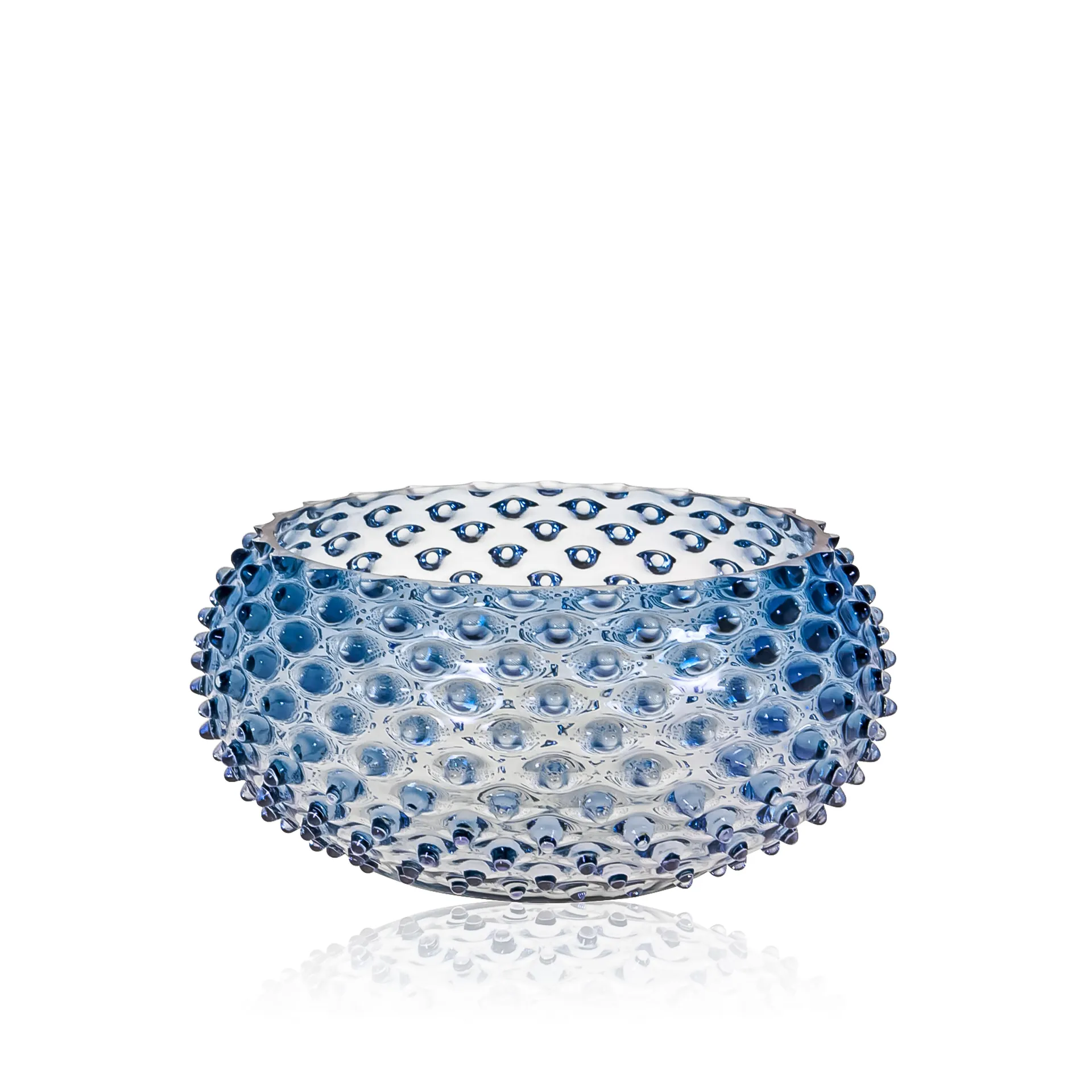 Hobnail Tapas skål 23 cm, Blue smoke Anna Von Lipa