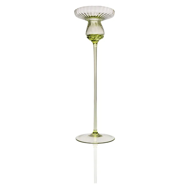 Tulipán ljusstake 25 cm - Olivegreen - Anna Von Lipa