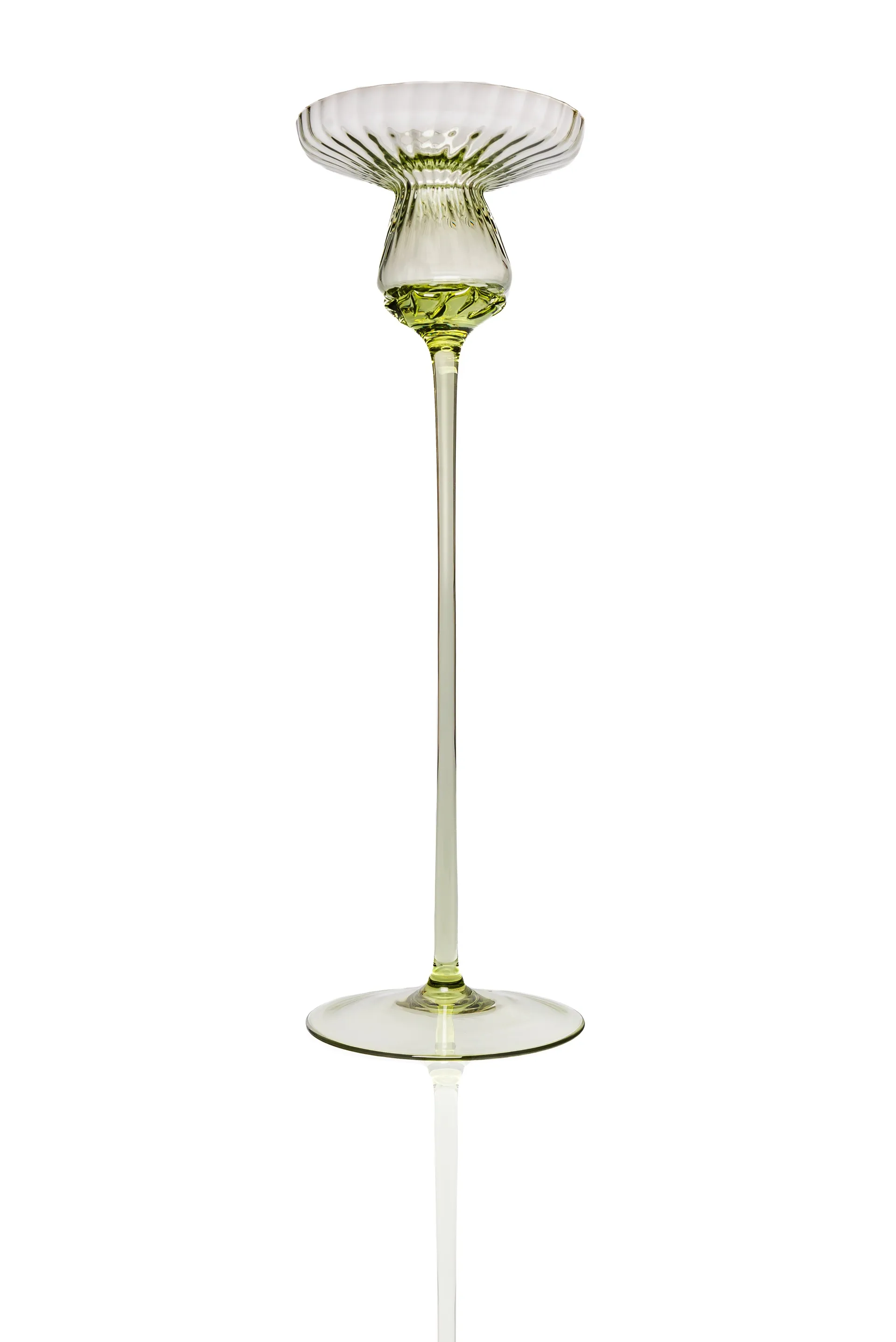Tulipán ljusstake 25 cm, Olivegreen Anna Von Lipa