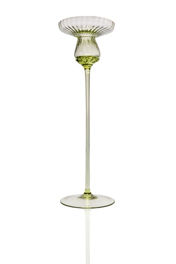 Läs mer om Anna Von Lipa Tulipán ljusstake 25 cm Olivegreen