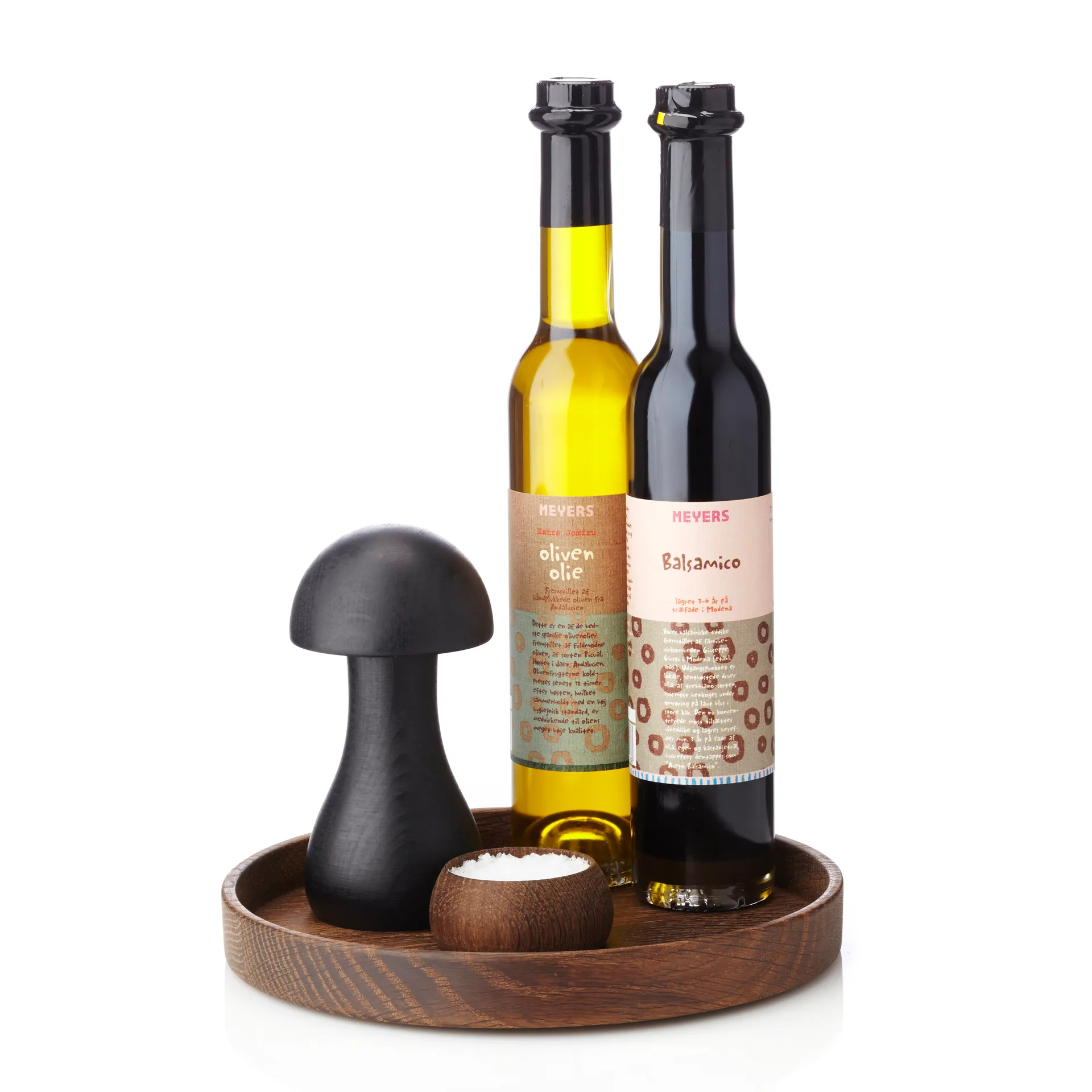 Luna bricka, rökt ek Applicata