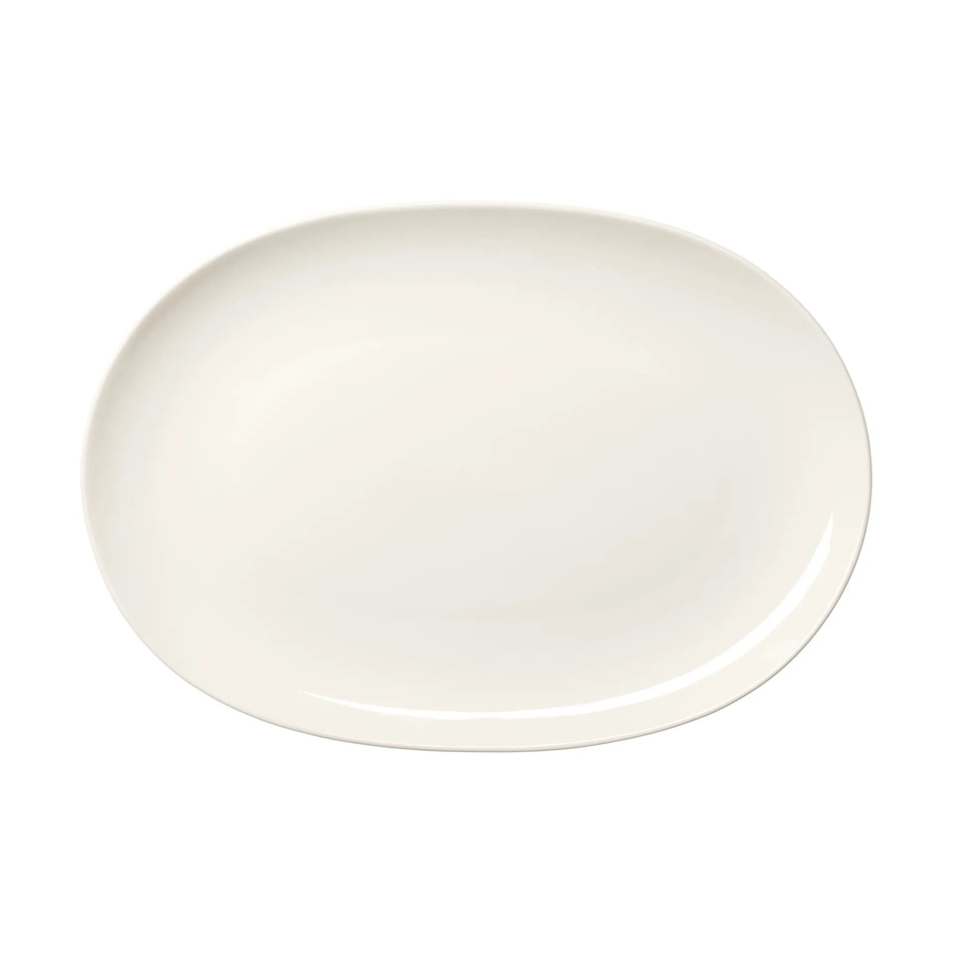 Arabia 24h oval tallrik Vit, 22x32 cm