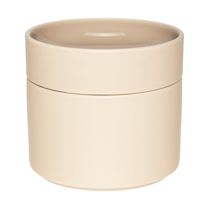 Kirnu dekorativ burk Ø11x10 cm - Beige - Arabia