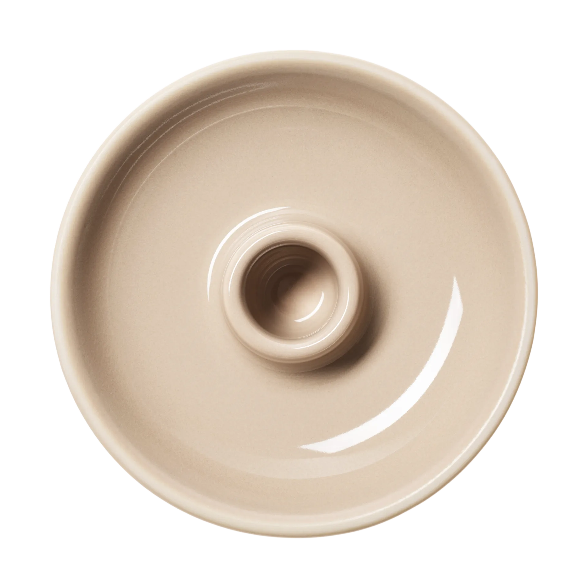 Kirnu ljusstake Ø11x3,5 cm, Beige Arabia