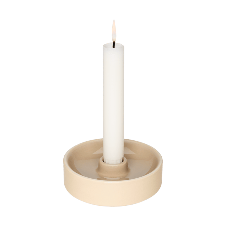 Kirnu ljusstake Ø11x3,5 cm, Beige Arabia