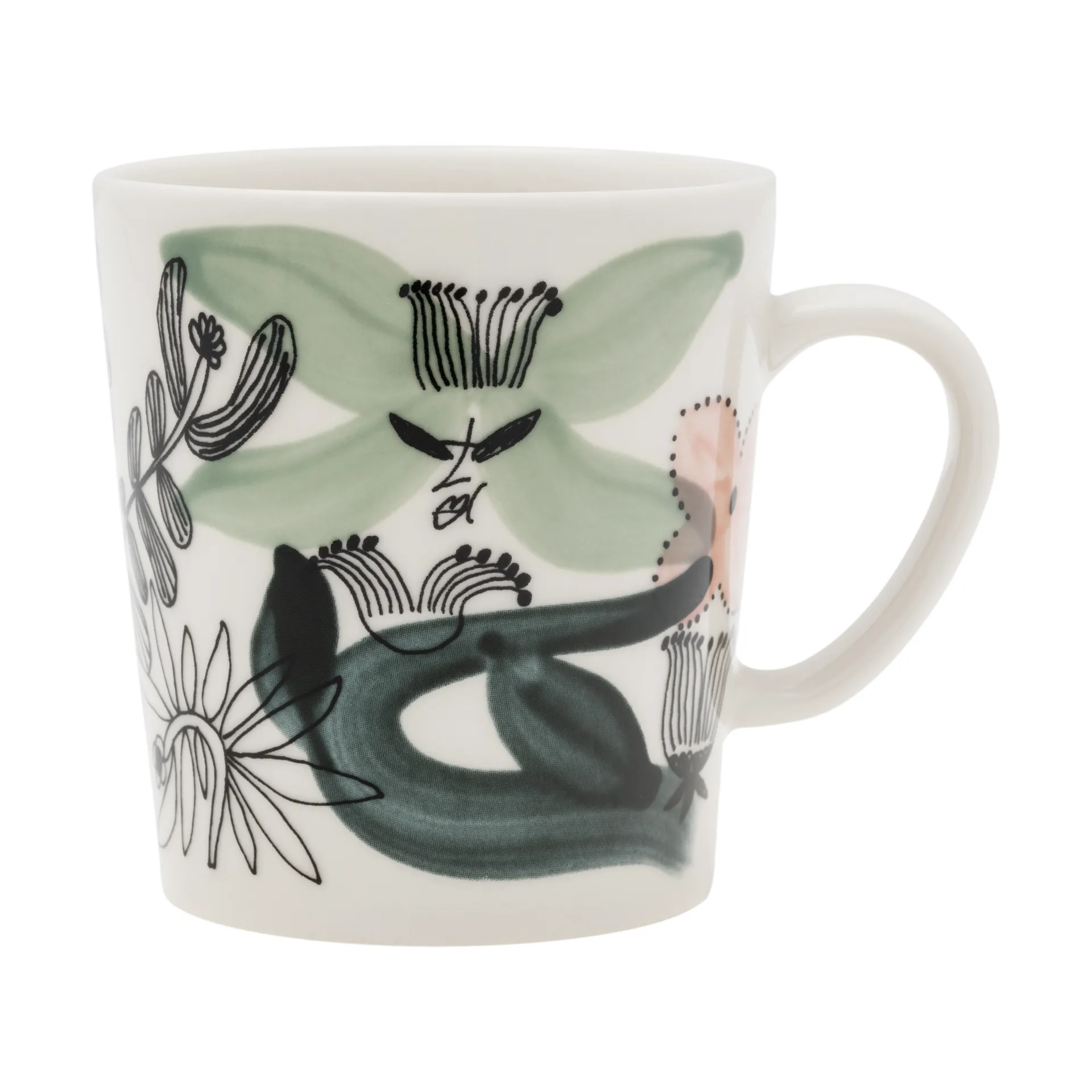 Kukkamaa mugg 30 cl, Grön Arabia