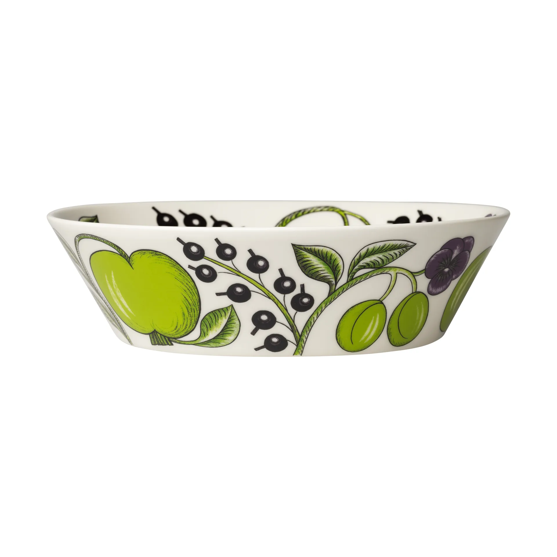 Arabia Paratiisi oval sk&aring;l Purpur, 23 cm
