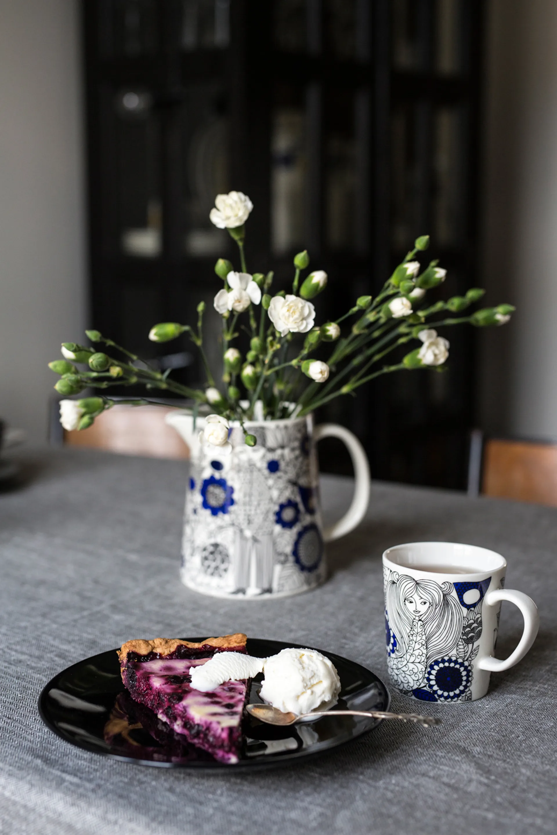 Pastoraali mugg 30 cl, Blå Arabia