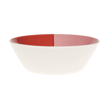Läs mer om Arabia Vuokko skål Ø17 cm 2-väri rosa-röd