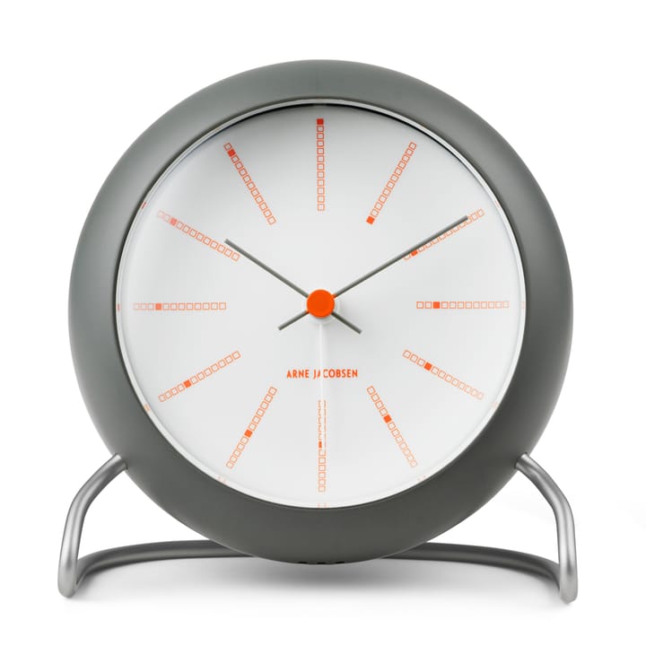 AJ Bankers bordsklocka Ø11 cm, Mörkgrå Arne Jacobsen Clocks