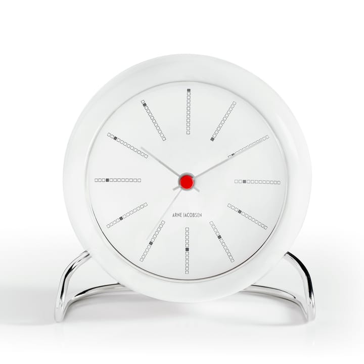 AJ Bankers bordsklocka, vit Arne Jacobsen Clocks