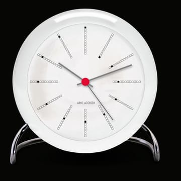 AJ Bankers bordsklocka - vit - Arne Jacobsen Clocks