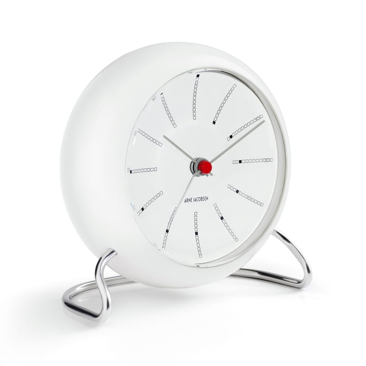 AJ Bankers bordsklocka, vit Arne Jacobsen Clocks