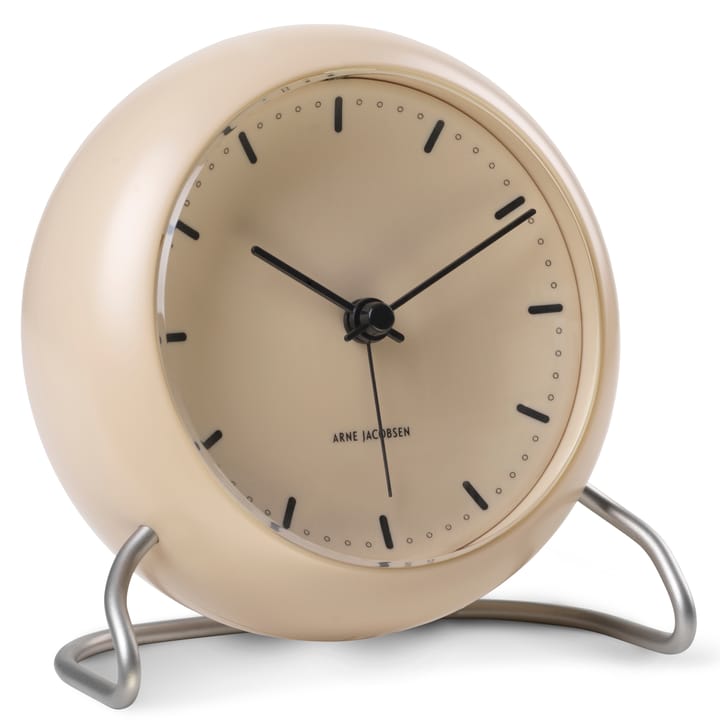 AJ City Hall bordsklocka, Sandy beige Arne Jacobsen Clocks