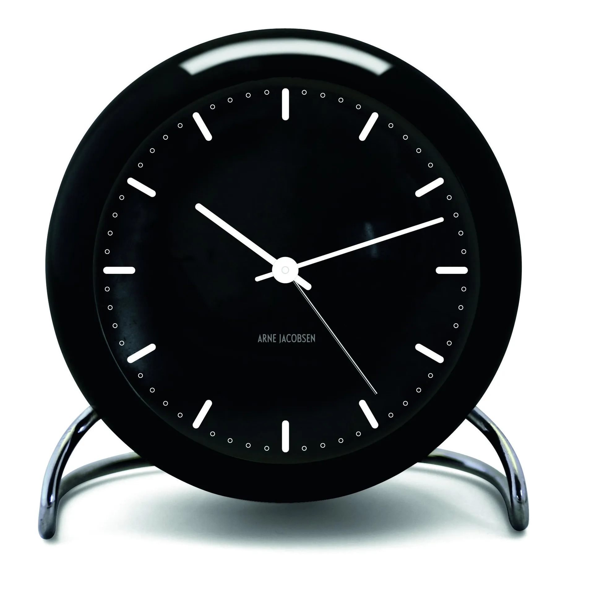 AJ City Hall bordsklocka, svart Arne Jacobsen Clocks