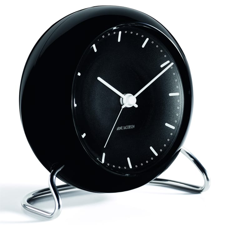 AJ City Hall bordsklocka, svart Arne Jacobsen Clocks