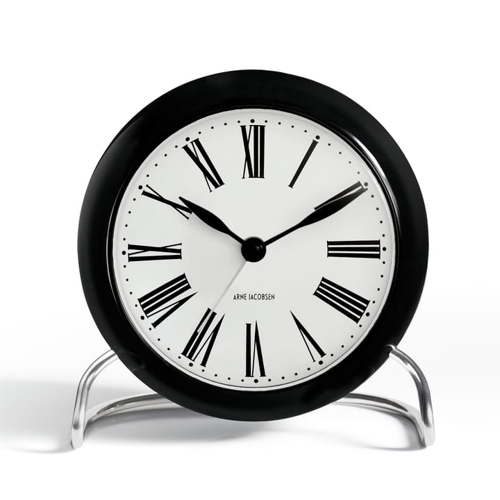 AJ Roman bordsklocka, svart Arne Jacobsen Clocks