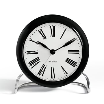 Arne Jacobsen Clocks AJ Roman bordsklocka svart