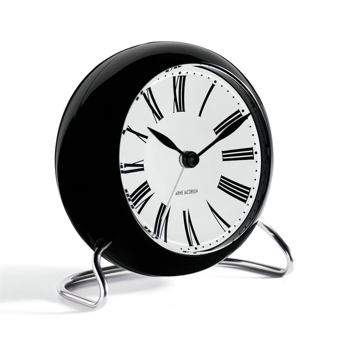 AJ Roman bordsklocka, svart Arne Jacobsen Clocks