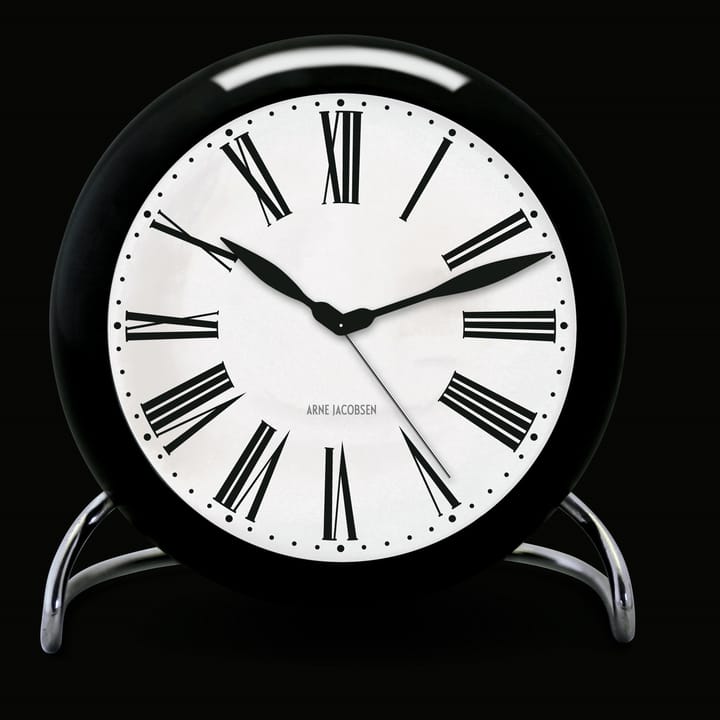 AJ Roman bordsklocka, svart Arne Jacobsen Clocks