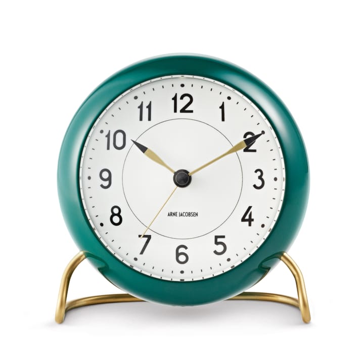AJ Station bordsklocka grön, grön Arne Jacobsen Clocks
