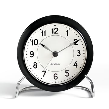 Läs mer om Arne Jacobsen Clocks AJ Station bordsklocka svart