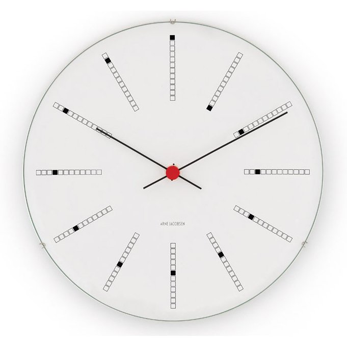 Arne Jacobsen Clocks Arne Jacobsen Bankers klocka Ø 290 mm