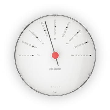 Läs mer om Arne Jacobsen Clocks Arne Jacobsen väderstation hygrometer