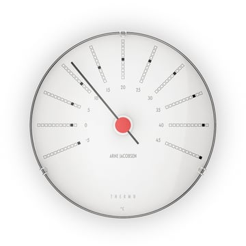 Arne Jacobsen Clocks Arne Jacobsen väderstation termometer