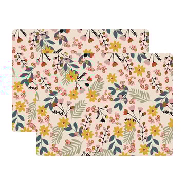 Läs mer om Åry Home Flower bordstablett 30x40 cm 2-pack Pink