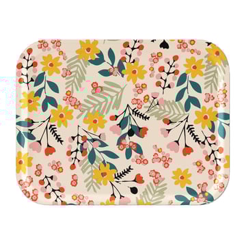 Läs mer om Åry Home Flower bricka 28x36 cm Pink