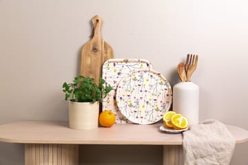 Herbarium bricka 33x43 cm - Off-white - Åry Home