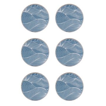 Åry Home Japanese Landscape glasunderlägg 6-pack Ocean