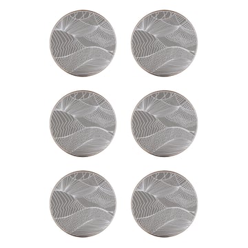 Åry Home Japanese Landscape glasunderlägg 6-pack Stone