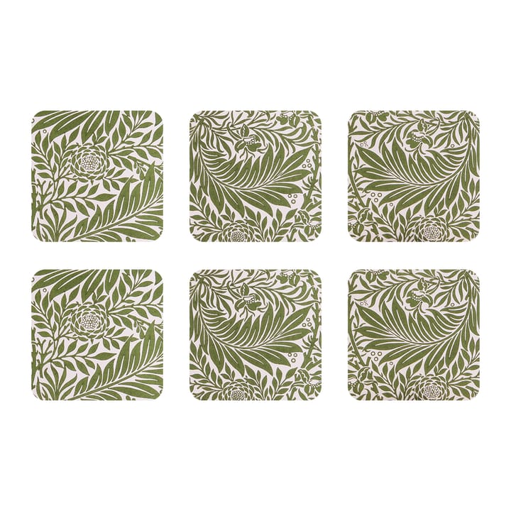 Larkspur glasunderlägg 6-pack, 10x10 cm Åry Home