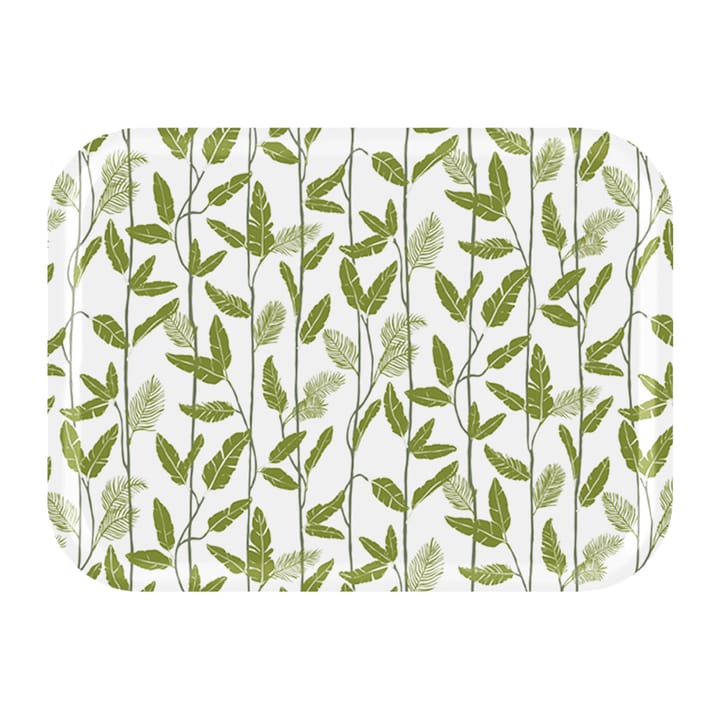 Mougli Green bricka 20x27 cm, Green-white Åry Home