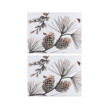 Åry Home Pine Cone bordstablett 2-pack Cotton white