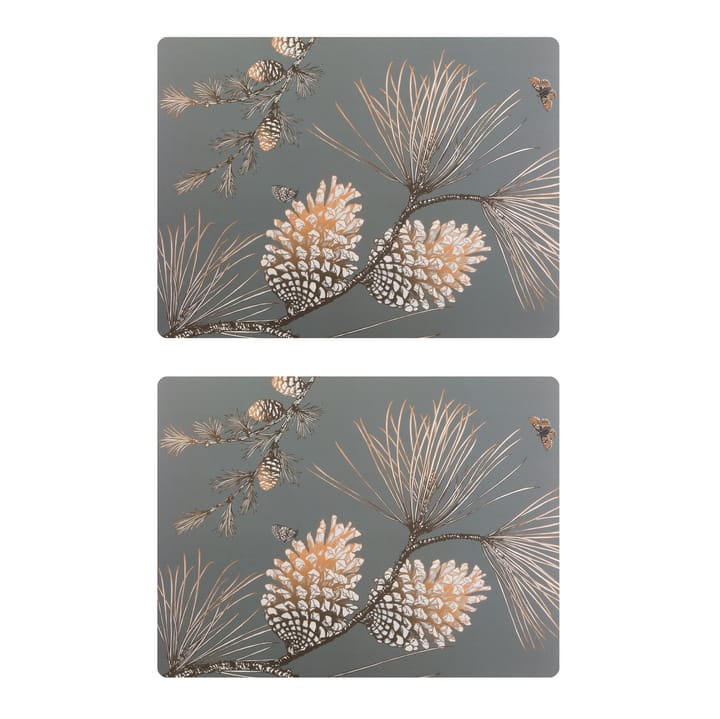 Pine Cone bordstablett 2-pack, Moss grey Åry Home