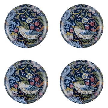 Läs mer om Åry Home Strawberry Thief glasunderlägg 4-pack Ø 11 cm