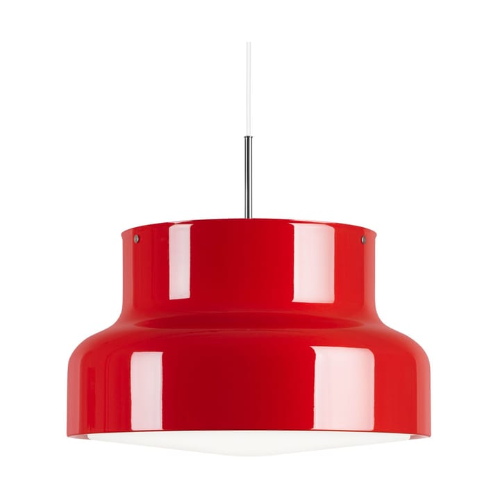 Bumling lampa stor 600 mm - Röd-opalglas - Ateljé Lyktan